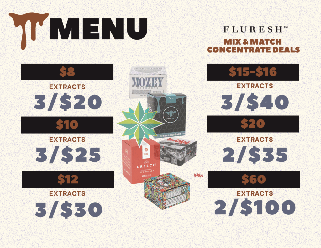 concentrates near me discounted weed deals on oil near me in Grand Rapids Michigan Fluresh