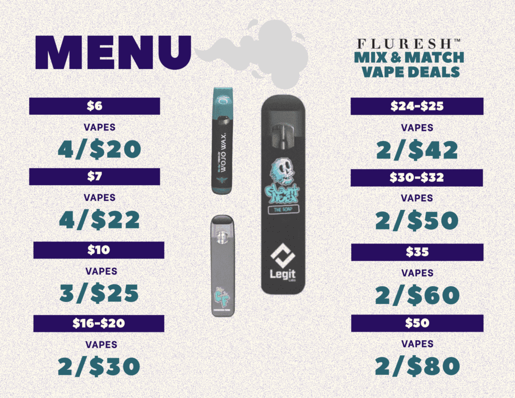 thc vapes carts near you discounted affordable and cheap Fluresh Grand Rapids michigan