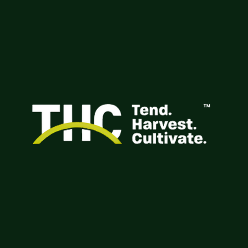 T.H.C. Tend Harvest Cultivate logo, vertically integrated cannabis producer in Grand Rapids, Michigan